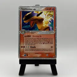 Pokemon Typhlosion EX TCG Unseen Forces Holo Card 110/115 EX Rare 2005 - Image 1