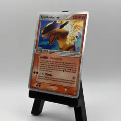 Pokemon Typhlosion EX TCG Unseen Forces Holo Card 110/115 EX Rare 2005 - Image 2