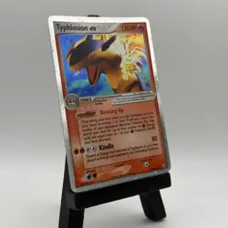 Pokemon Typhlosion EX TCG Unseen Forces Holo Card 110/115 EX Rare 2005 - Image 3