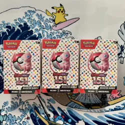 Lot of 3 - 151 Booster Bundle NEW FACTORY SEALED Pokemon TCG - Image 1