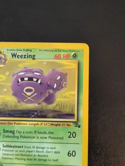 Weezing First Edition Fossil Pokemon 45/62 Regular - Image 3