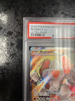2025 POKEMON DESTINED RIVALS EN REGIROCK ex ULTRA RARE #214 💎 PSA 9 - Image 3