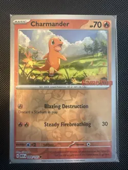 Pokemon TCG SEALED Charmander 004/165 GameStop Promo Near Mint - Image 3