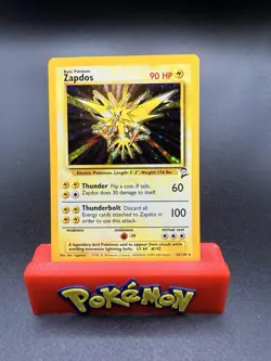 Pokemon WOTC Base Set 2 Zapdos Holo Rare - LP #20/130 - Image 1
