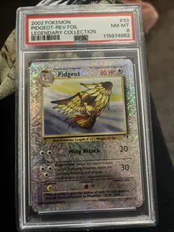 2002 Pokemon Pidgeot Reverse Holo Legendary Collection Psa 8 - Image 1