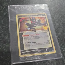 Greninja Gold Star Holo Promo SWSH144 Celebrations Black Star Pokemon #1 SEALED - Image 3