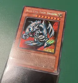 YuGiOh TCG Blue-Eyes Toon Dragon SRL-000 Unlimited Secret Rare - Image 2