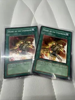2x Heart of the Underdog - Common - Edition LP Yugioh Invasion - Image 1