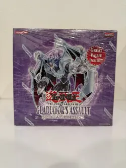 Yugioh Gladiator's Assault Special Edition Booster Box 24 Pack Factory Sealed - Image 2