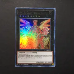 Yu-Gi-Oh Misprint Hieratic Sun Dragon Overlord of Heliopolis [GFTP-EN052] 1st NM - Image 1