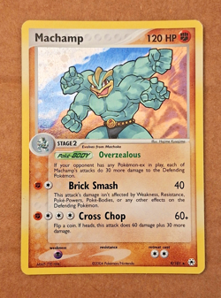 Pokemon TCG Machamp 2004 Hidden Legends 9/101 Holo Rare Lightly Played LP - Image 1
