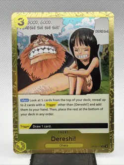Dereshi! PLAYSET X4 - OP09-117 - Emperors in the New World - One Piece TCG - Image 1
