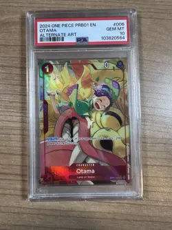 Otama 2024 One Piece PRB01 Alternate Art #006 PSA 10 - Image 1