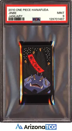 One Piece 2010 Jinbe January One Piece Hanafuda Japanese PSA 9 - Image 1