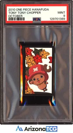 One Piece 2010 Tony Tony Chopper October One Piece Hanafuda PSA 9 - Image 1