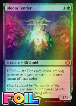 x1 Bloom Tender FOIL ECL Lorwyn Eclipsed MTG 166 M/NM 1x - Image 1