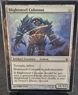 Magic the Gathering - Blightsteel Colossus - Mirrodin Besieged Regular - NM - Image 2
