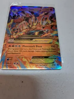 Pokemon TCG- 2015 M Blaziken EX XY86 Black Star Promo LP - Image 3