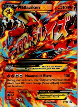 M Blaziken EX Promo XY Promos XY86 - LP - Pokemon TCG - Image 1