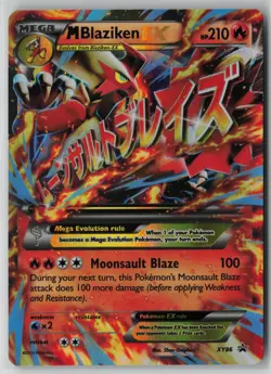 M Blaziken EX XY86 Pokemon TCG Xy Promos Mega Holo Rare Card (Light Play) LP 1 - Image 1