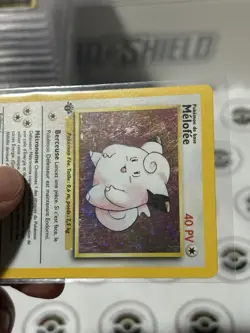 Pokemon Tcg Melofee (Clefairy) Base French 1st Edition Holo MP Pikachu Voltorb - Image 3