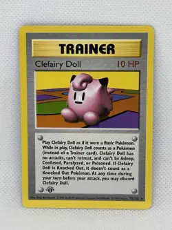 Clefairy Doll - 1st Edition Shadowless - 70/102 Base Set - Pokemon TCG - 1999 NM - Image 2
