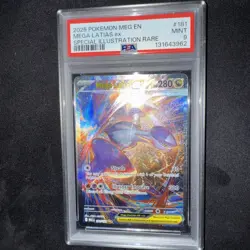 2025 POKEMON MEGA EVOLUTION SPECIAL ILLUSTRATION RARE #181 MEGA LATIAS EX PSA 9 - Image 1