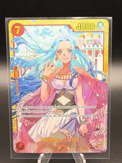One Piece TCG Nefeltari Vivi SEC OP04-118 Kingdoms of Intrigue Foil Secret Rare - Image 1
