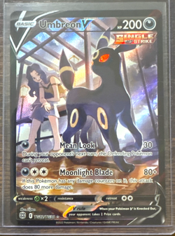 2022 Pokemon Umbreon V TG22/TG30 Brilliant Stars Trainer Gallery Holo Card - Image 1