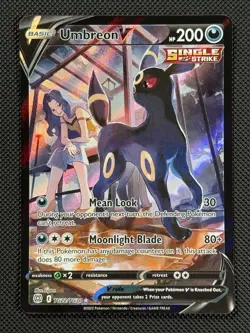 Pokemon Cards Umbreon V TG22/TG30 Brilliant Stars Trainer Gallery Holo Rare V NM - Image 1