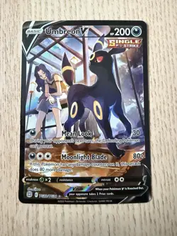 Pokemon Cards Umbreon V TG22/TG30 Brilliant Stars Trainer Gallery Holo Rare V NM - Image 1