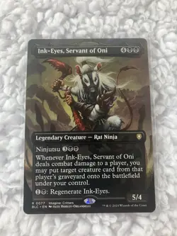 Ink-Eyes, Servant of Oni (Borderless) Commander: Bloomburrow Regular - Image 1