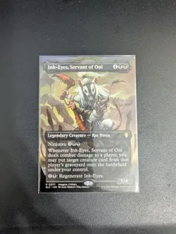 Ink-Eyes, Servant of Oni (Borderless) Commander: Bloomburrow Regular mtg - Image 1