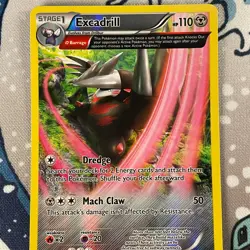 Excadrill (Omega) 97/160 Reverse Holo Rare XY Primal Clash Pokemon Card NM/LP - Image 2