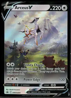 2022 Pokemon SWSH BSP Arceus V Figure Collection #SWSH204 Arceus V - Image 1