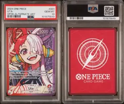 PSA 10 GEM MINT - Uta Alt Art Leader OP06-001 - One Piece Wings of the Captain - Image 3