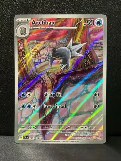 Pokemon Arctibax Illustration Rare Scarlet & Violet Paldea Evolved 209/193 LP - Image 1