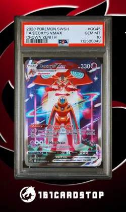 💢Pokemon - Deoxys VMAX - GG45/GG70 - Galarian Gallery - Crown Zenith - PSA 10💢 - Image 1