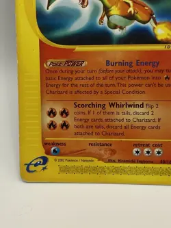 LP Charizard 2002 Pokemon Non-holo Expedition 40/165 Rare - Image 5