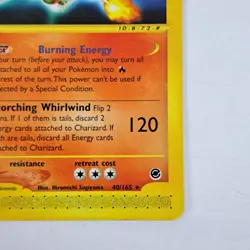 Charizard 2002 Pokemon Non-holo Expedition 40/165 Rare - Image 3