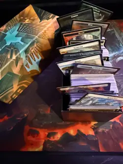 [MTG] 500+ Token Cards - Assorted Lot ~2016-2024 era w/ bundle box - Image 1