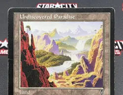 MTG Undiscovered Paradise- DAMAGED -Visions Magic the Gathering Card # 167 - Image 3