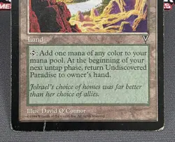 MTG Undiscovered Paradise- DAMAGED -Visions Magic the Gathering Card # 167 - Image 4