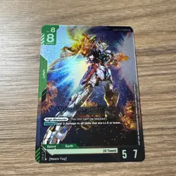 Wing Gundam Zero GD01-024 Newtype Rising Gundam Card Game TCG NM LR Foil - Image 1