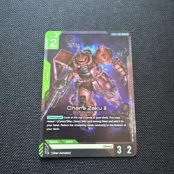 Char's Zaku II Foil - ST03-006 NM - Gundam TCG Card Game - Image 1