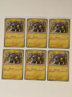 Raikou - (Cosmo Holo) 048/132 Me01: Mega Evolution Holo 6 Cards Lot - Image 1