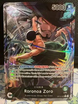 Roronoa Zoro (020) (Alternate Art) OP12-020 Legacy of the Master Foil - Image 1