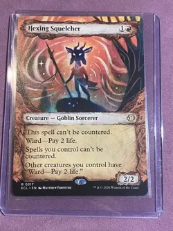 MTG Lorwyn Eclipsed SHOWCASE R Hexing Squelcher #0317 - Image 1