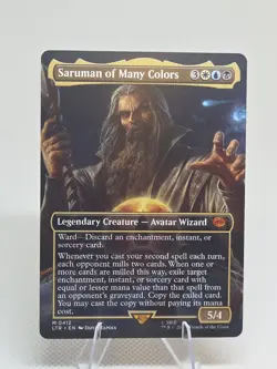 Saruman of Many Colors (Borderless) X1 LTR MTG Lord of the Rings FB3 - Image 1