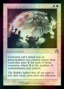 MTG Sphere of Safety Foil ** Ravnica Remastered ** English - Image 1